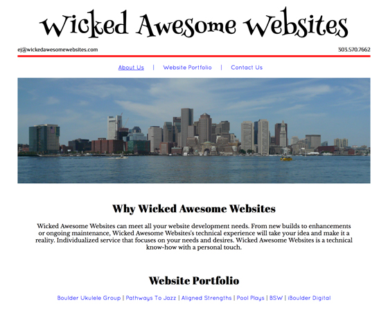 Wicked Awesome Websites